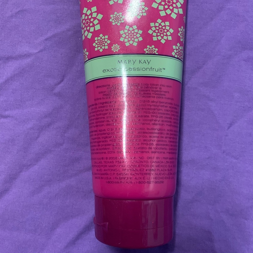Mary Kay exotic passion fruit lotion